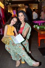 Namrata Baruah Shroff with daughter Mekhlaat Nee & Oink launch their festive kidswear collection at the Autumn Tea Party at Chamomile in Palladium, Mumbai ON 11th Sept 2012.JPG